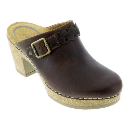 Aetrex Corey Cork Clog Heel: Women's Brown