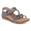 Aetrex Jillian: Women's Sandal Pewter