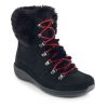 Aetrex Jodie : Womens Casual Boots Black Right Side Front View